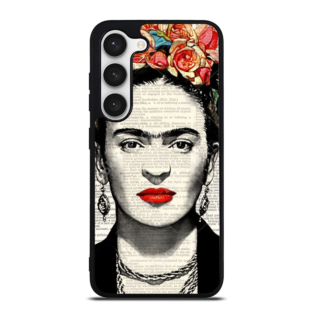 FRIDA KAHLO NEWSPAPER Samsung Galaxy S23 Case Cover