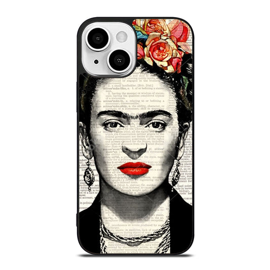 FRIDA KAHLO NEWSPAPER iPhone 13 Mini Case Cover