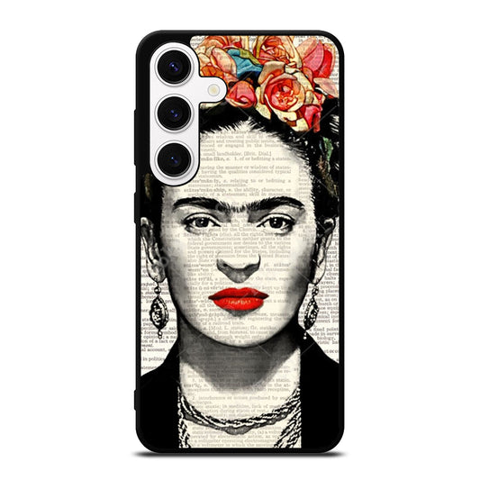FRIDA KAHLO NEWSPAPER Samsung Galaxy S24 Case Cover