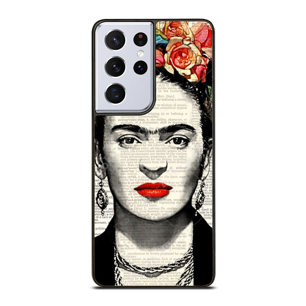 FRIDA KAHLO NEWSPAPER Samsung Galaxy S21 Ultra Case Cover