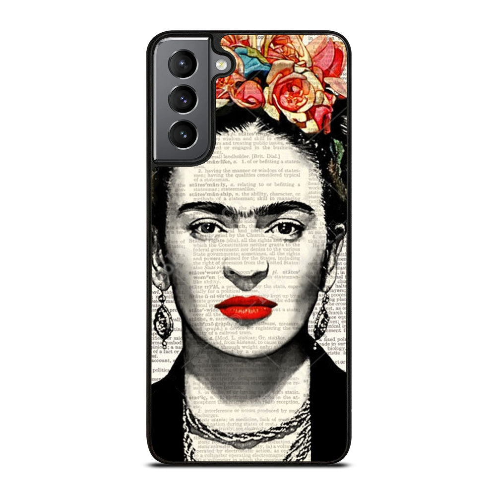 FRIDA KAHLO NEWSPAPER Samsung Galaxy S21 Plus Case Cover