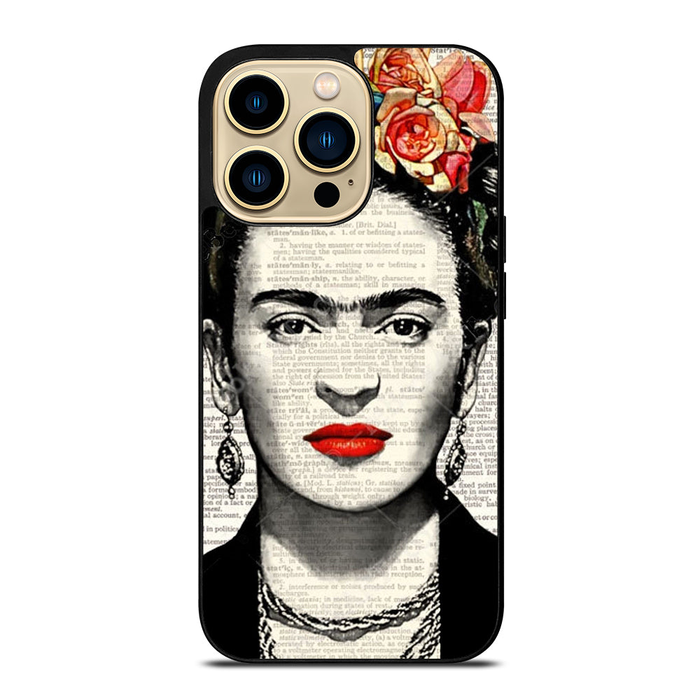 FRIDA KAHLO NEWSPAPER iPhone 14 Pro Max Case Cover