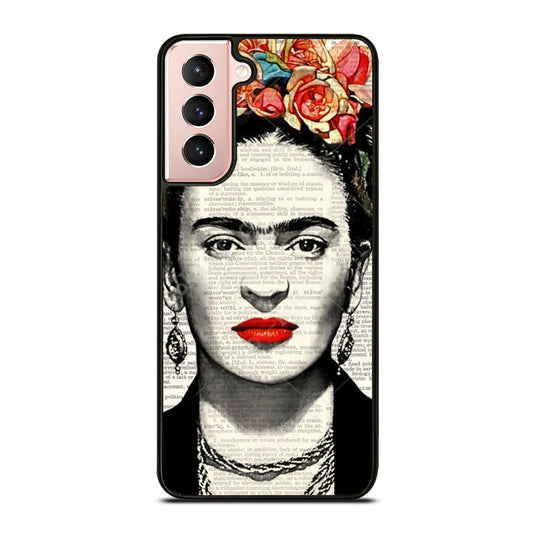 FRIDA KAHLO NEWSPAPER Samsung Galaxy S21 Case Cover