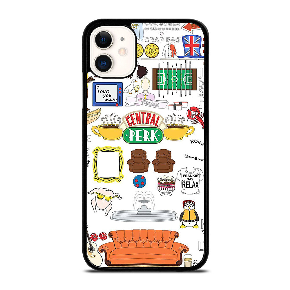 FRIENDS CENTRAL PERK ART iPhone 11 Case Cover