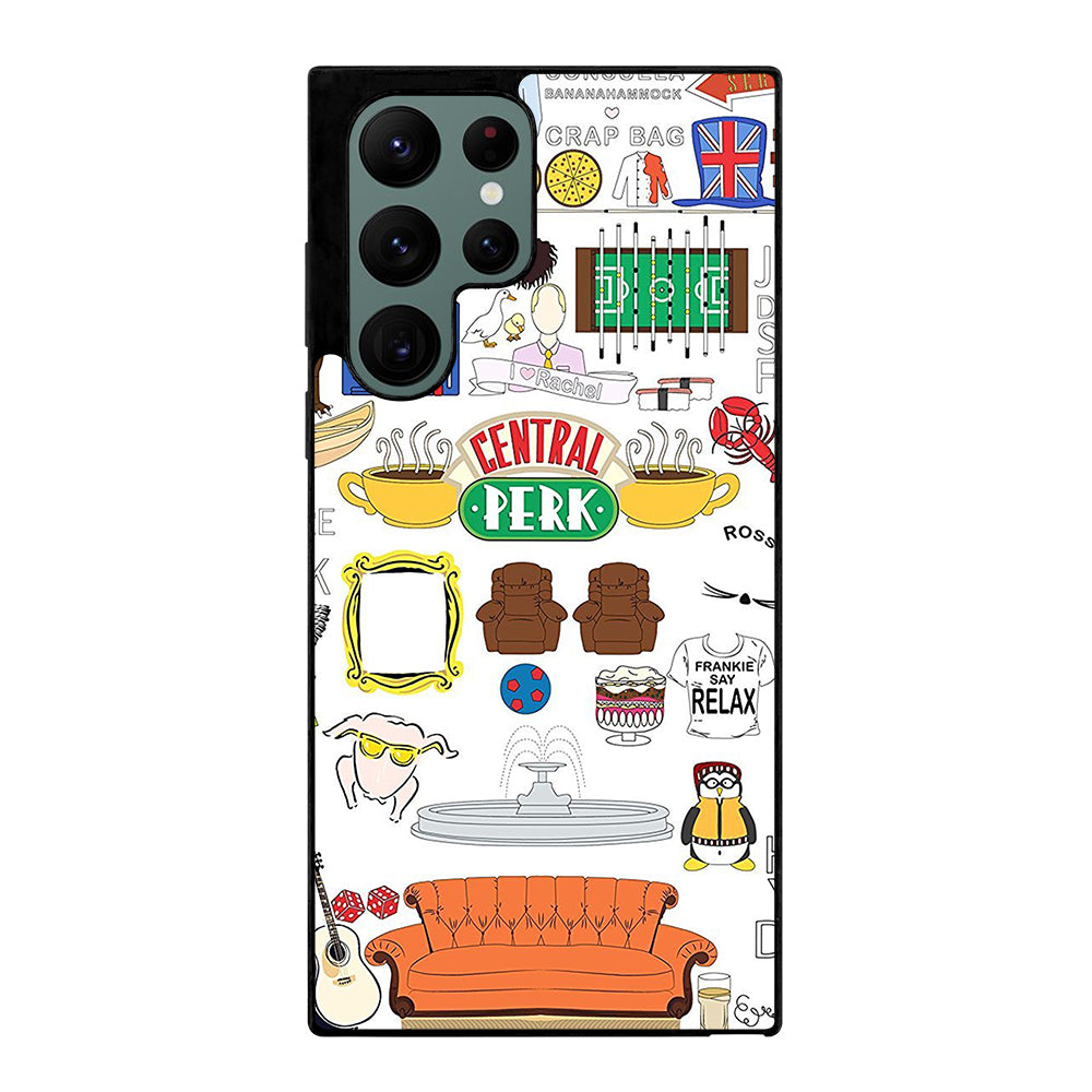 FRIENDS CENTRAL PERK ART Samsung Galaxy S22 Ultra Case Cover