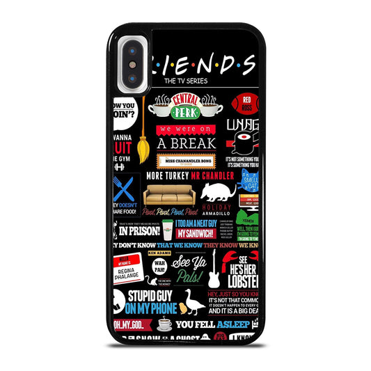 FRIENDS CENTRAL PERK QUOTE iPhone X / XS Case Cover