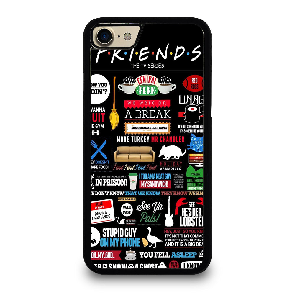 FRIENDS CENTRAL PERK QUOTE iPhone 7 / 8 Case Cover