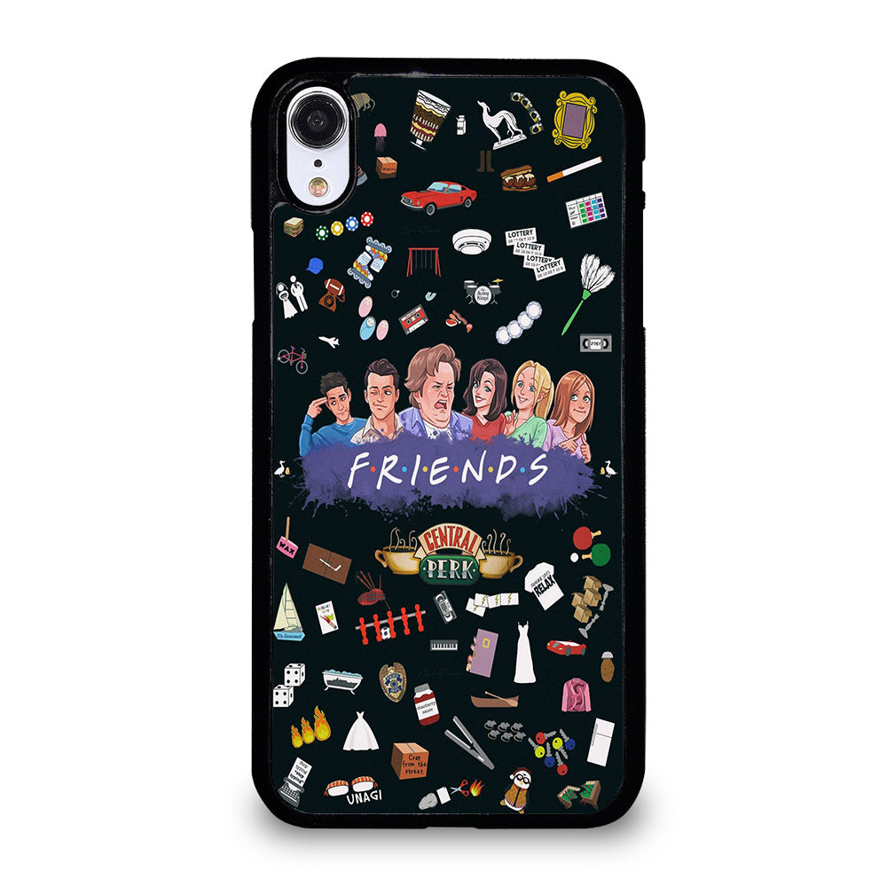 FRIENDS TV SERIES PATTERN LOGO iPhone XR Case Cover