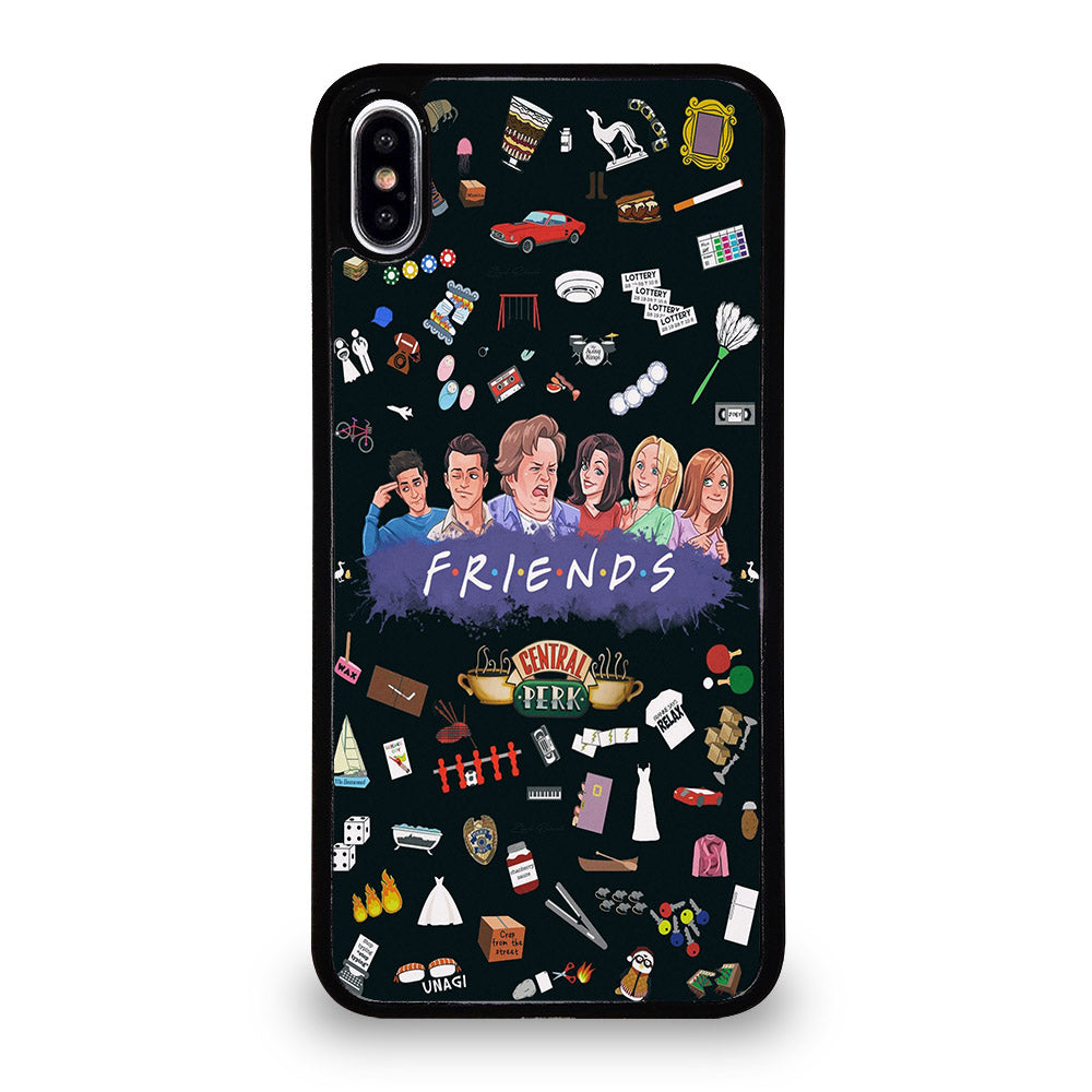 FRIENDS TV SERIES PATTERN LOGO iPhone XS Max Case Cover
