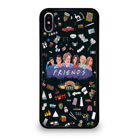 FRIENDS TV SERIES PATTERN LOGO iPhone XS Max Case Cover