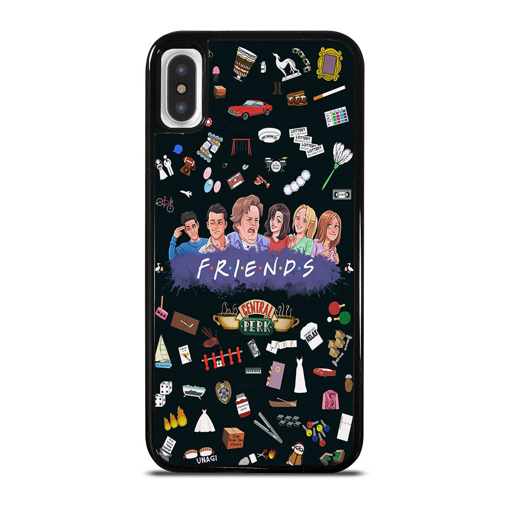 FRIENDS TV SERIES PATTERN LOGO iPhone X / XS Case Cover