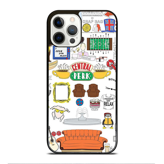 FRIENDS CENTRAL PERK ART iPhone 12 Pro Case Cover