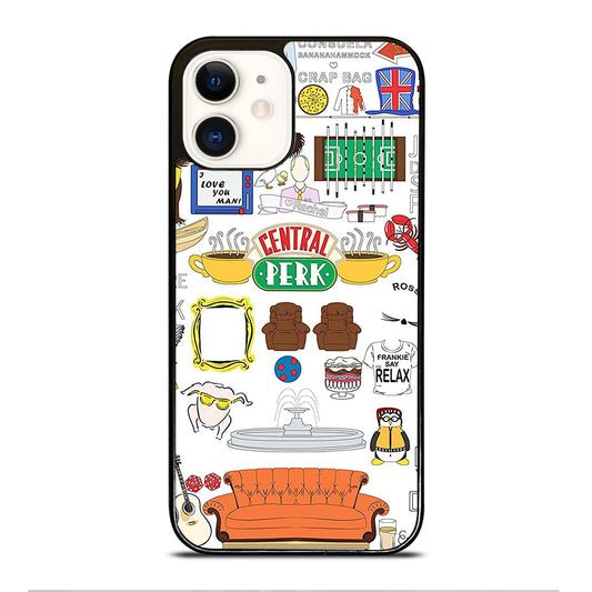 FRIENDS CENTRAL PERK ART iPhone 12 Case Cover