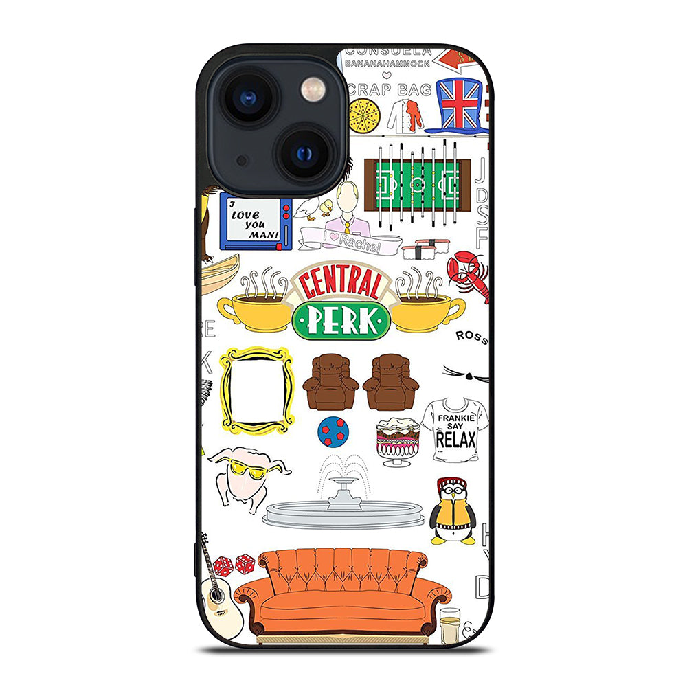 FRIENDS CENTRAL PERK ART iPhone 14 Plus Case Cover