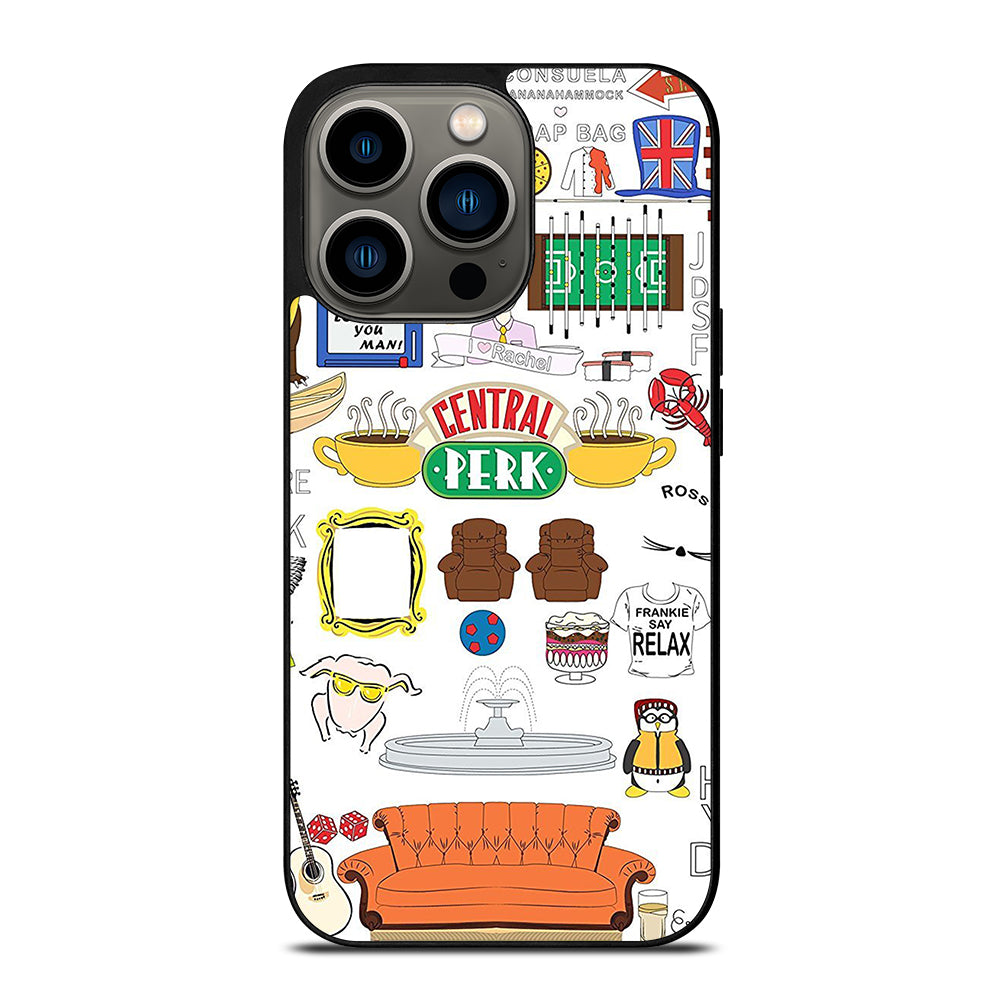 FRIENDS CENTRAL PERK ART iPhone 13 Pro Case Cover