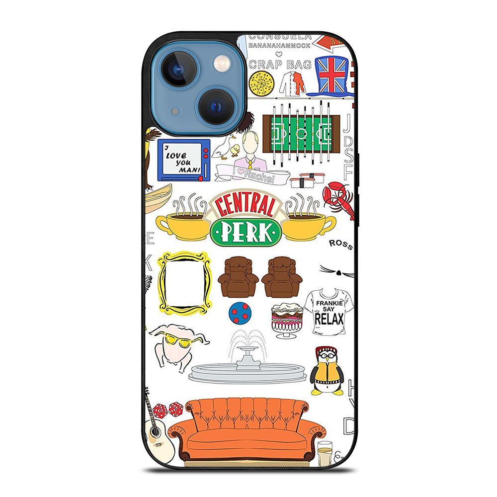 FRIENDS CENTRAL PERK ART iPhone 13 Case Cover