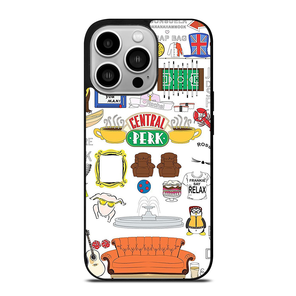 FRIENDS CENTRAL PERK ART iPhone 14 Pro Case Cover