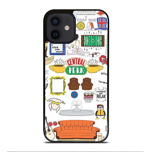 FRIENDS CENTRAL PERK ART iPhone 12 Mini Case Cover