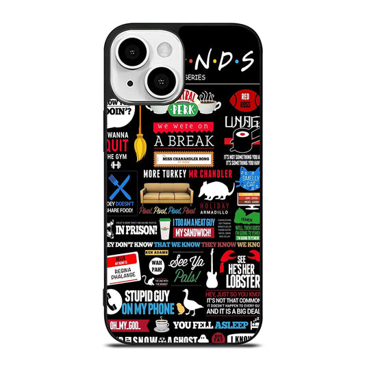 FRIENDS CENTRAL PERK QUOTE iPhone 13 Mini Case Cover