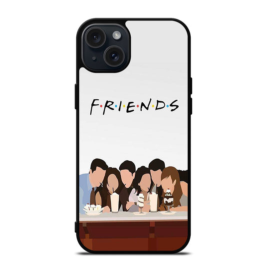 FRIENDS TV SERIES CLIPART iPhone 15 Plus Case Cover