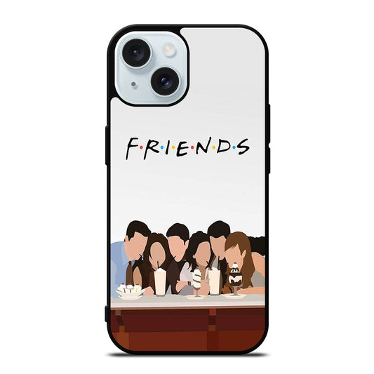 FRIENDS TV SERIES CLIPART iPhone 15 Case Cover