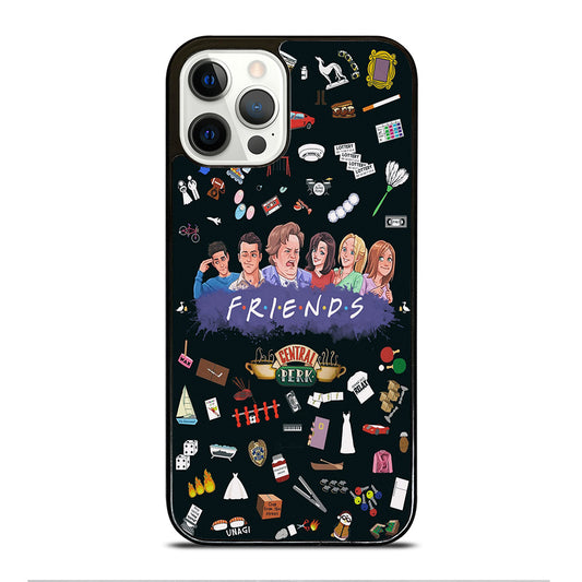 FRIENDS TV SERIES PATTERN LOGO iPhone 12 Pro Case Cover