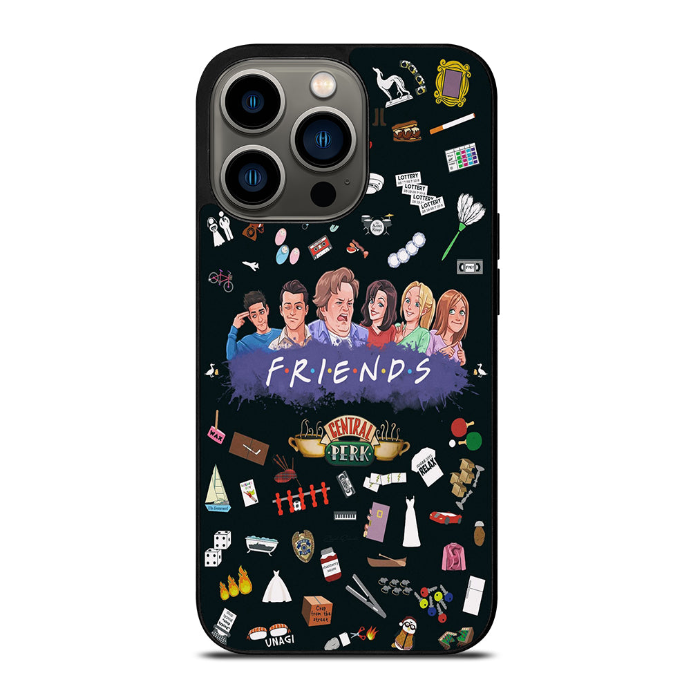 FRIENDS TV SERIES PATTERN LOGO iPhone 13 Pro Case Cover