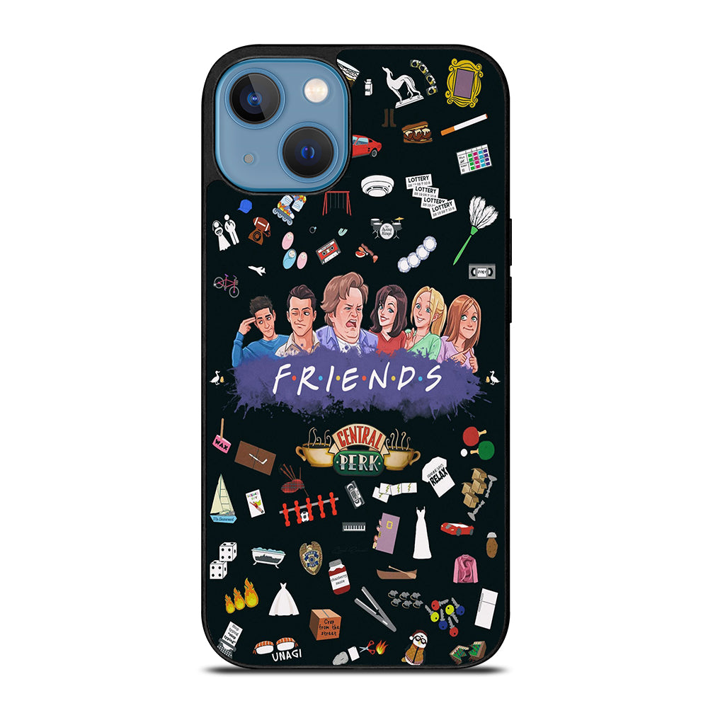 FRIENDS TV SERIES PATTERN LOGO iPhone 13 Case Cover