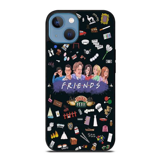 FRIENDS TV SERIES PATTERN LOGO iPhone 13 Case Cover