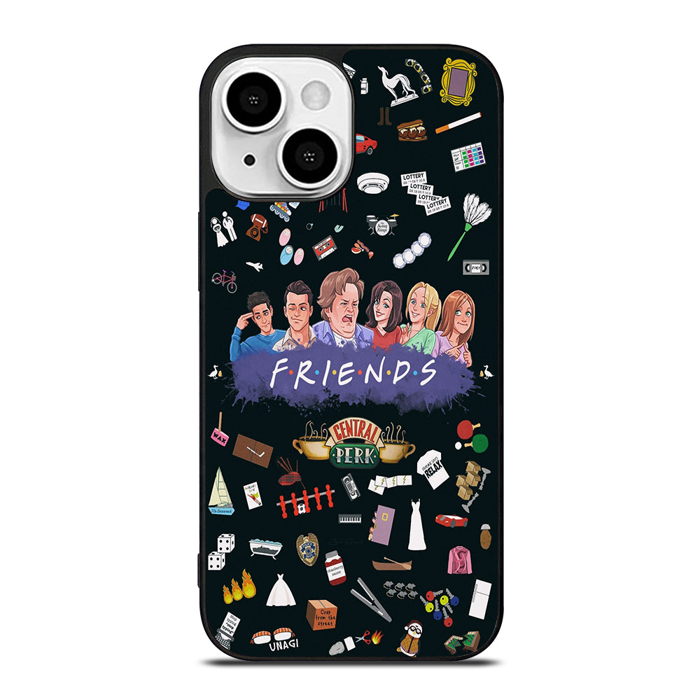 FRIENDS TV SERIES PATTERN LOGO iPhone 13 Mini Case Cover