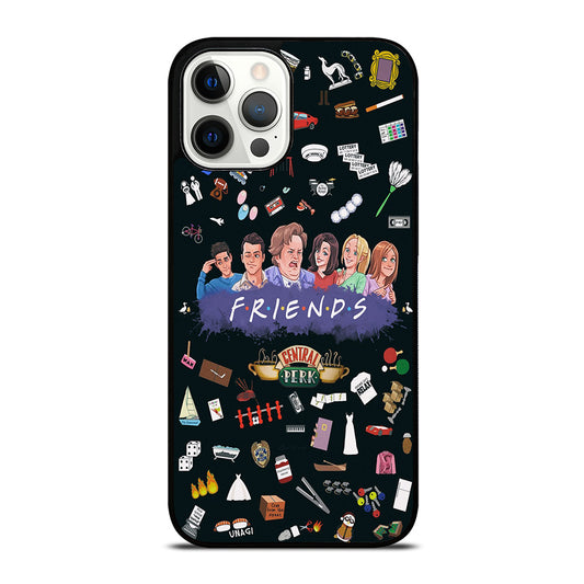 FRIENDS TV SERIES PATTERN LOGO iPhone 12 Pro Max Case Cover
