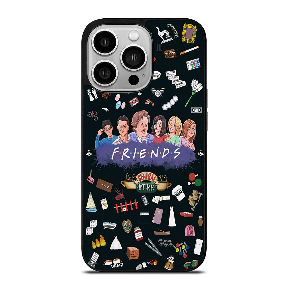 FRIENDS TV SERIES PATTERN LOGO iPhone 14 Pro Case Cover