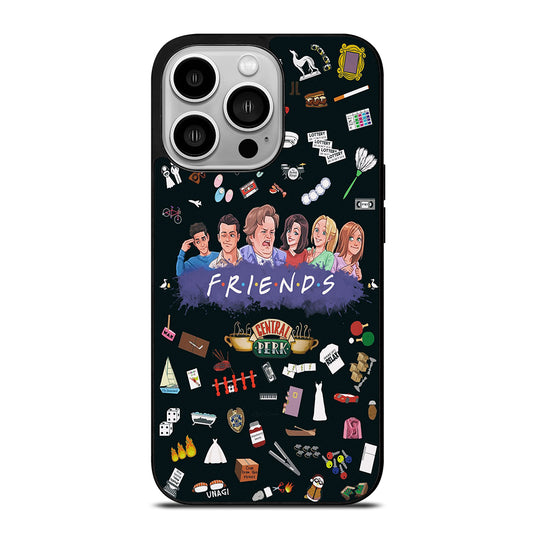 FRIENDS TV SERIES PATTERN LOGO iPhone 14 Pro Case Cover