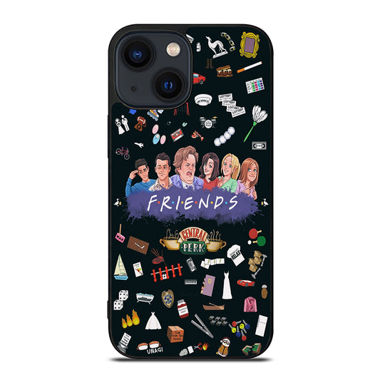 FRIENDS TV SERIES PATTERN LOGO iPhone 14 Plus Case Cover