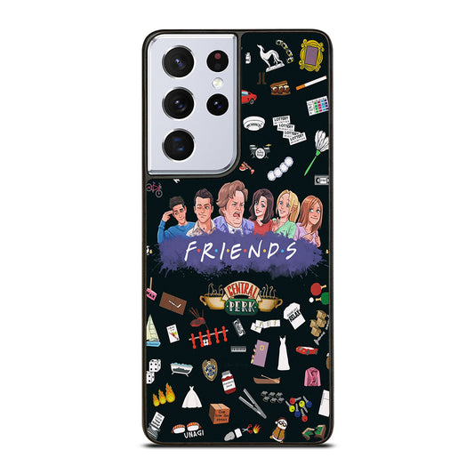 FRIENDS TV SERIES PATTERN LOGO Samsung Galaxy S21 Ultra Case Cover