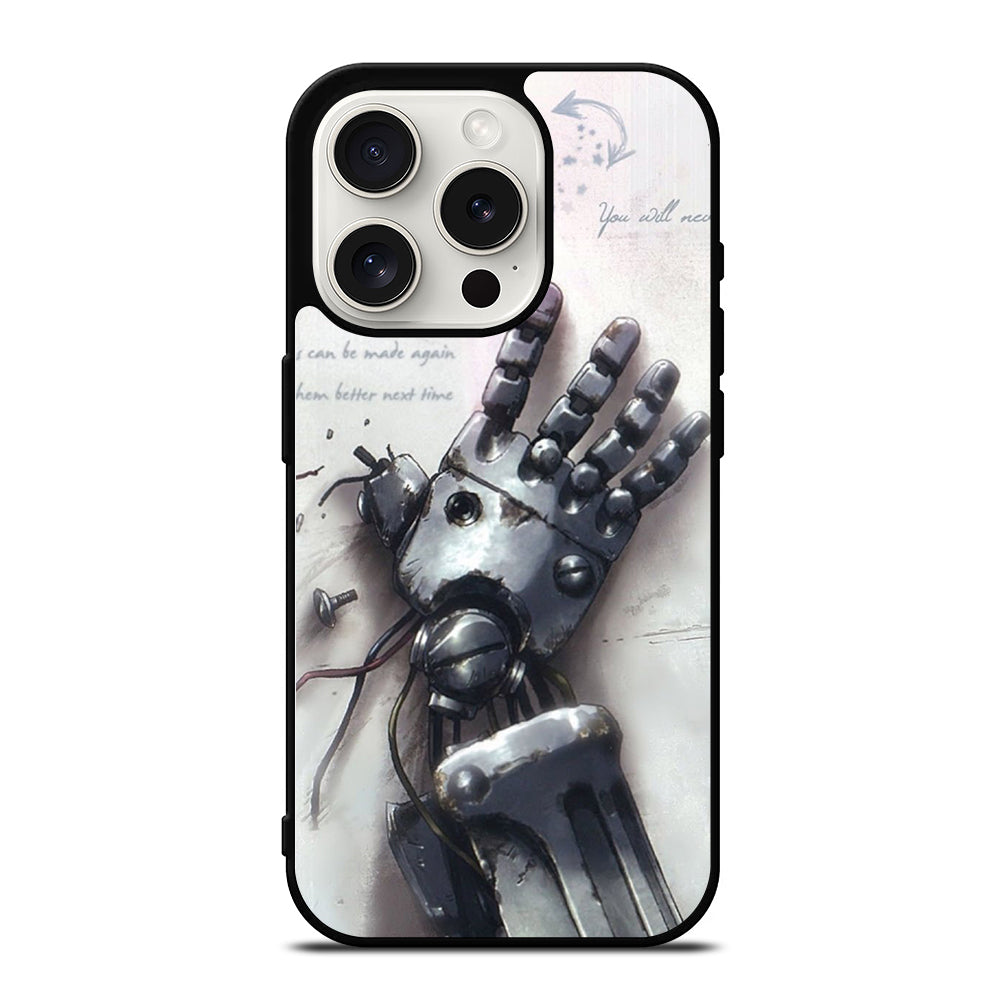 FULLMETAL ALCHEMIST QUOTE iPhone 15 Pro Case Cover