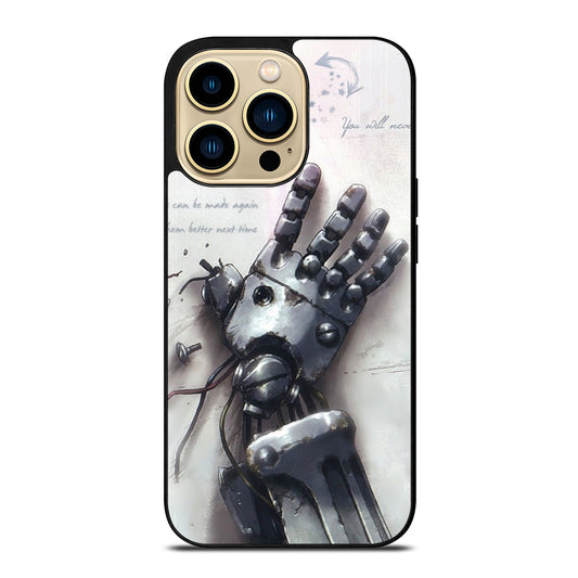 FULLMETAL ALCHEMIST QUOTE iPhone 14 Pro Max Case Cover
