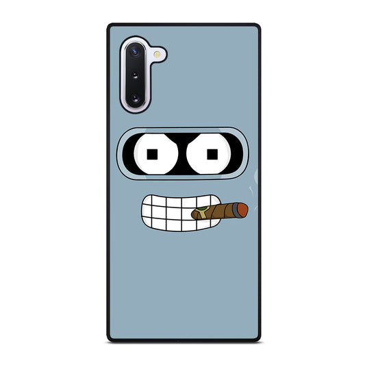 FUTURAMA BENDER FACE CARTOON Samsung Galaxy Note 10 Case Cover