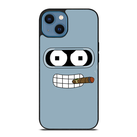 FUTURAMA BENDER FACE CARTOON iPhone 14 Case Cover
