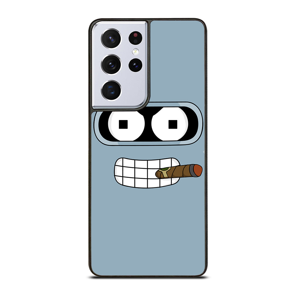 FUTURAMA BENDER FACE CARTOON Samsung Galaxy S21 Ultra Case Cover