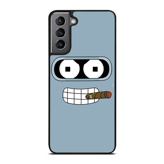 FUTURAMA BENDER FACE CARTOON Samsung Galaxy S21 Plus Case Cover