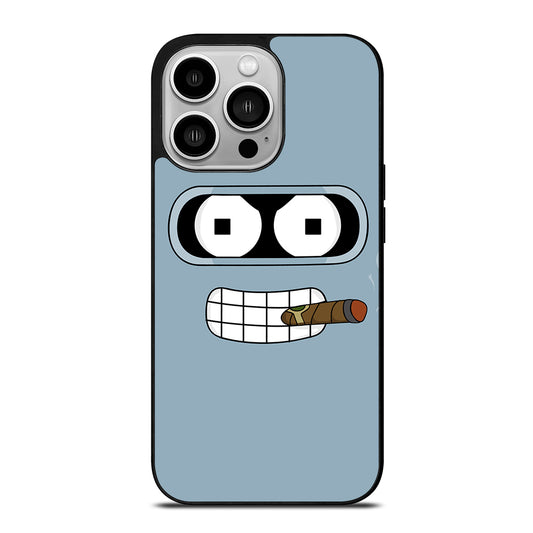 FUTURAMA BENDER FACE CARTOON iPhone 14 Pro Case Cover
