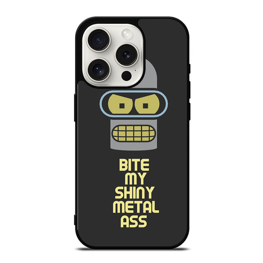 FUTURAMA BENDER QUOTE iPhone 15 Pro Case Cover