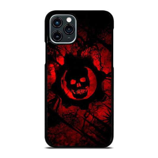 GEARS OF WAR RED SKULL LOGO iPhone 11 Pro Case Cover