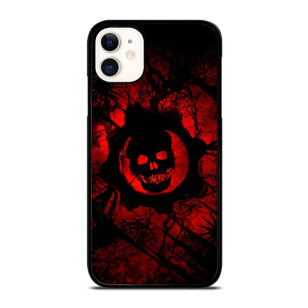 GEARS OF WAR RED SKULL LOGO iPhone 11 Case Cover