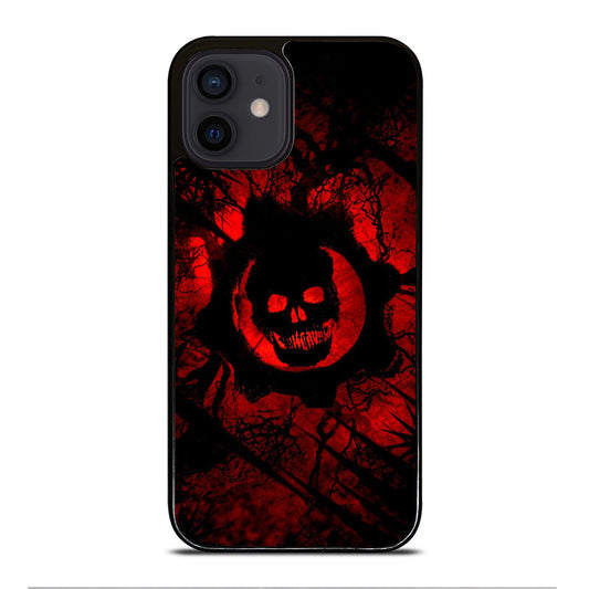 GEARS OF WAR RED SKULL LOGO iPhone 12 Mini Case Cover