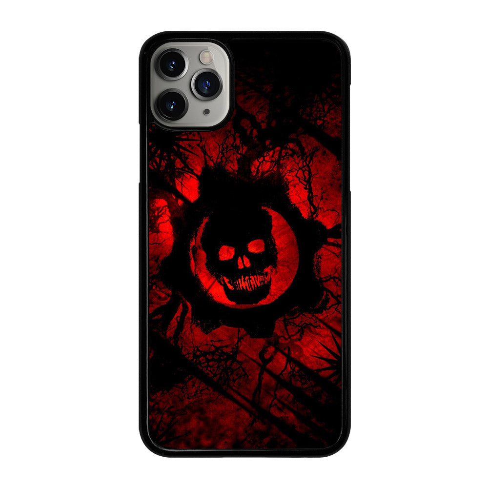 GEARS OF WAR RED SKULL LOGO iPhone 11 Pro Max Case Cover