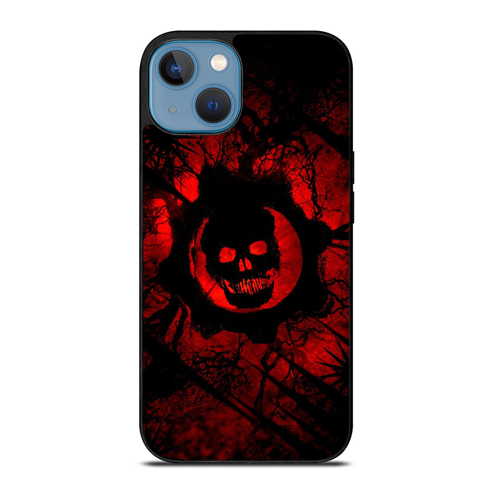 GEARS OF WAR RED SKULL LOGO iPhone 13 Case Cover