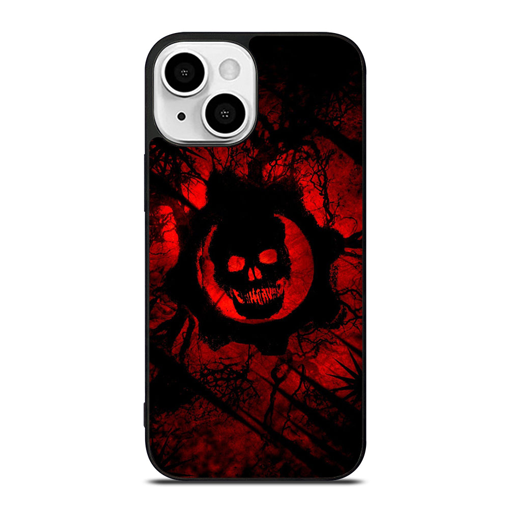 GEARS OF WAR RED SKULL LOGO iPhone 13 Mini Case Cover