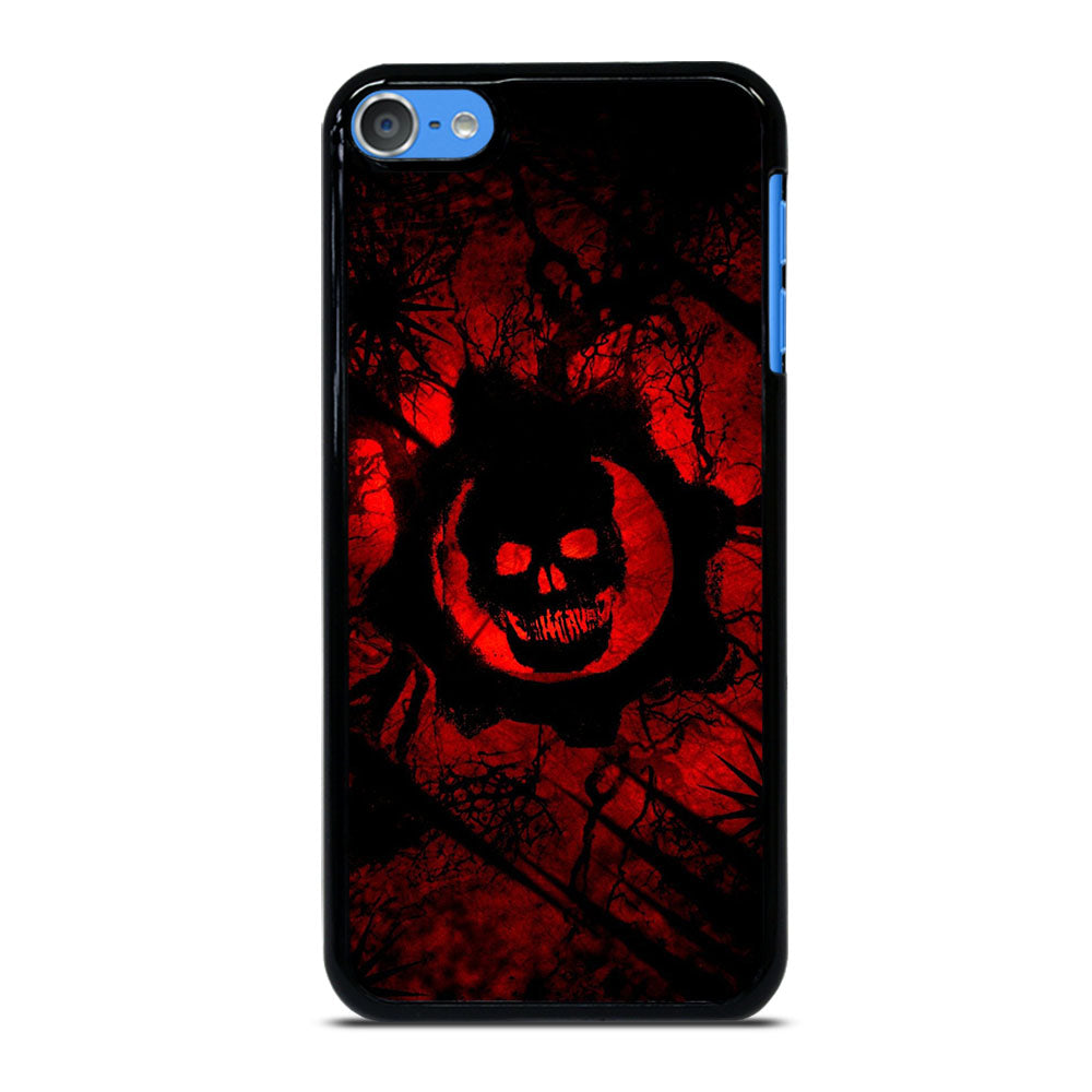 GEARS OF WAR RED SKULL LOGO iPod Touch 7 Case Cover